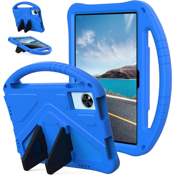 HCTian Compatible with Doogee U11 Pro 11 Inch 2025 Tablet Case for Kids - Durable Lightweight EVA Shockproof Protective Handle Stand Cover for U11 2025