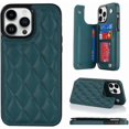 thumbnail image 1 of HCTian Compatible with Leather iPhone 14 Pro Max Wallet Case with Card Holder RFID Blocking,4 Card Slots Premium Protective Phone Case with Kickstand Durable Shockproof Cover for Women, 1 of 7