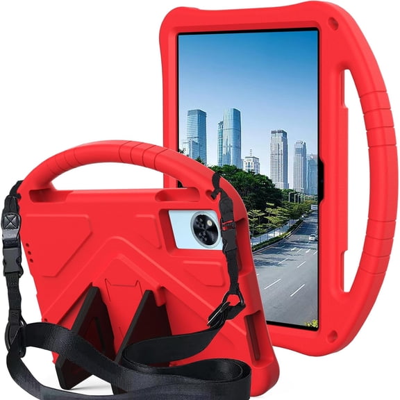 HCTian Kids Case Compatible with DOOGEE U11/U11 11 Inches 2025, Lightweight EVA Shockproof Cover w/Stand Shoulder Strap Protective Case Compatible with DOOGEE U11 Tablet 11"
