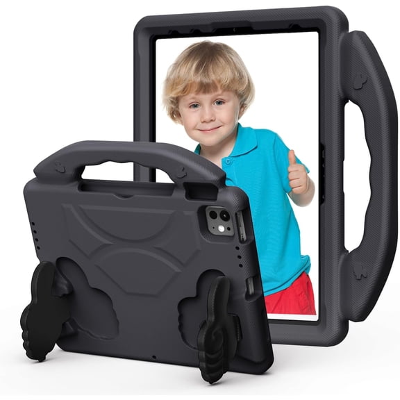 HCTian Kids Case Compatible with iPad 11th 11" A16 (2025)/10th 10.9", Lightweight EVA Kid Friendly Shockproof Cute Protective Case, with Handle Stand Heavy Duty Cover