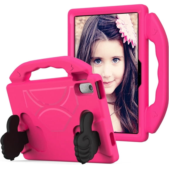 HCTian Kids Case Compatible with Lenovo Tab P11(TB-J606F/J606X) 11 inch,Handle Stand Lightweight Case EVA Foam Bumper Protective Drop Proof Cover