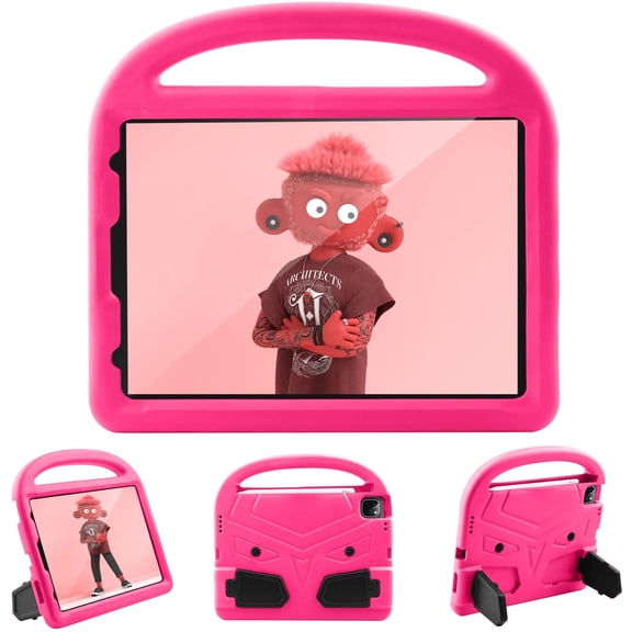 HCTian Kids Case for iPad Pro 11 2022/2021/2020/2018 (4th/3rd/2nd/1st Generation) with Pencil Holder/Handle/Kickstand/EVA Shockproof Stand Cover for iPad Air 5th/4th Gen 10.9" (2022/2020)