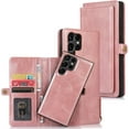 thumbnail image 1 of HCTian Magnetic Case for Samsung Galaxy S25 Ultra/S25 Plus/S25,Detachable Wallet Leather Cell Phone Case Camera Protection Card Slot Soft TPU Bumper Cover, 1 of 8
