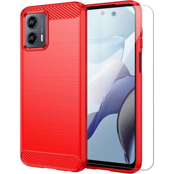 HCTian for Moto G 5G 2023 case, Moto G 5G Phone case 2023 with HD Screen Protector, Fashion Shock-Absorption Flexible TPU Bumper Soft Rubber Protective Phone Case Cove for Motorola Moto G 5G 2023