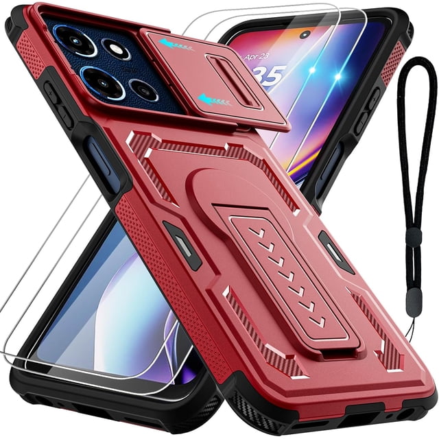 HCTian for Motorola Moto G Play 2026 Case, Moto G 2026/2025 Case with 2 ...