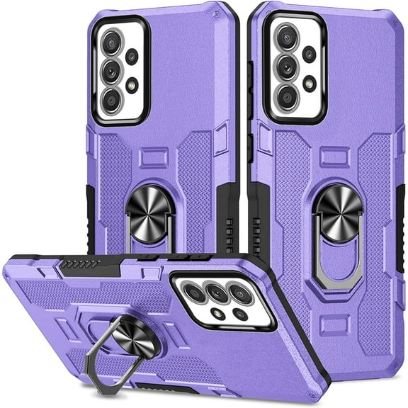 HCTian for Samsung A52 Galaxy A52 Case,Magnetic Phone Case with 360° Rotating Kickstand,Shockproof, Anti-Fingerprint,Protective Phone Cover for Samsung Galaxy A52