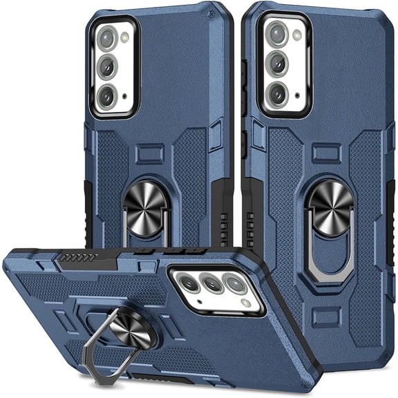 HCTian for Samsung Note 20 Galaxy Note 20 Case,Military Heavy Duty Phone Cover,Rotating Ring Stand,Camera Protection,Protective Phone Cover for Samsung Galaxy Note 20