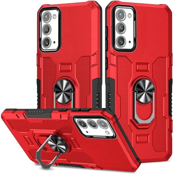 HCTian for Samsung Note 20 Galaxy Note 20 Case,Military Heavy Duty Phone Cover,Rotating Ring Stand,Camera Protection,Protective Phone Cover for Samsung Galaxy Note 20