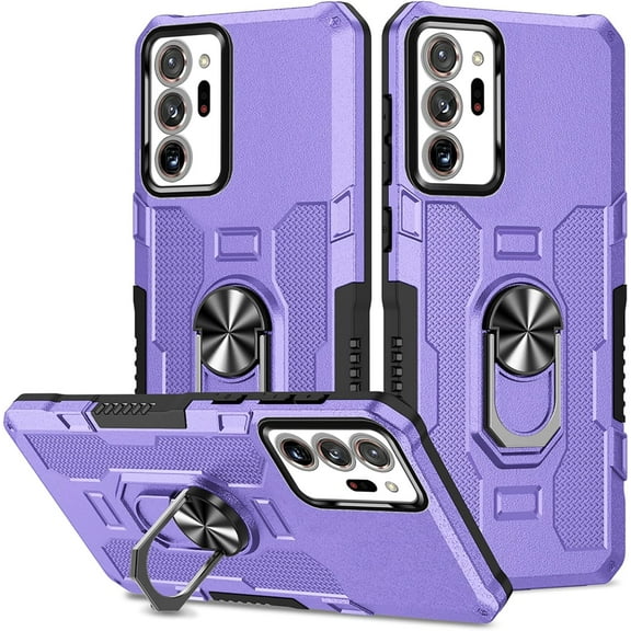HCTian for Samsung Note 20 Ultra Galaxy Note 20 Ultra Case,Military Heavy Duty Phone Cover,Rotating Ring Stand,Camera Protection,Protective Phone Cover for Samsung Galaxy Note 20 Ultra