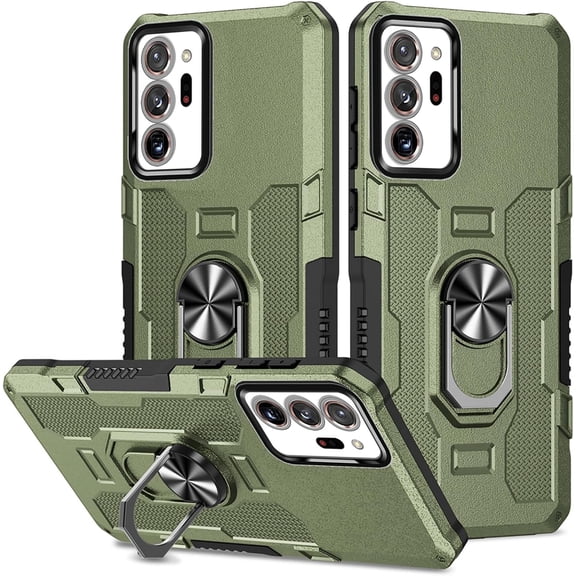 HCTian for Samsung Note 20 Ultra Galaxy Note 20 Ultra Case,Military Heavy Duty Phone Cover,Rotating Ring Stand,Camera Protection,Protective Phone Cover for Samsung Galaxy Note 20 Ultra