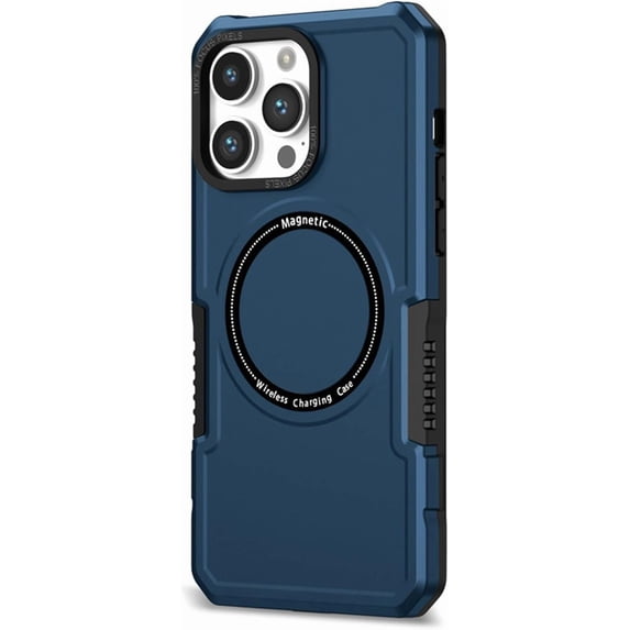 HCTian Shockproof Case for iPhone 16 pro Max /16 Pro/16 Plus/16,Camera Protection Non Slip Case Magnetic Charging Skin-Friendly Touch Phone Cover