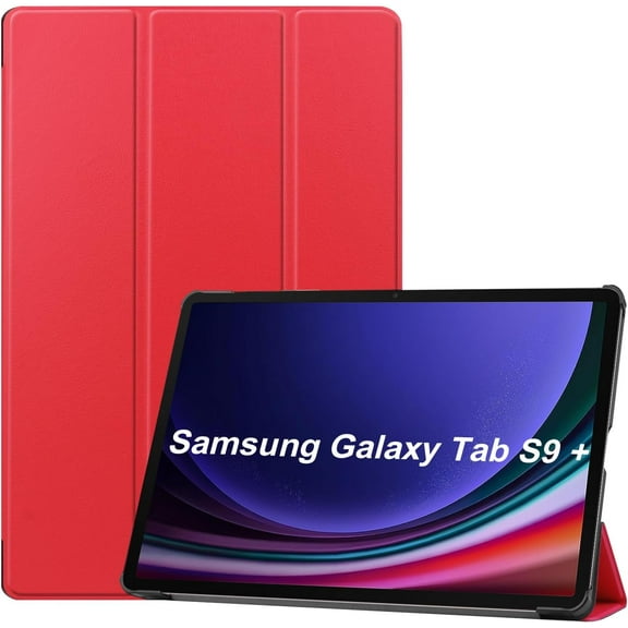 HCTian Smart Cover case for Samsung Galaxy Tab S9 FE Plus+ X610/X616 2023 12.4 inch inch Protective flip case standable Bag bookstyle Design
