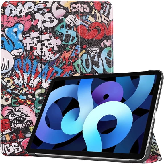 HCTian Tablet Cover for Apple iPad Air 4 10.9(2020 Release), Ultra Slim Lightweight Folio Stand Auto Sleep Leather Case for iPad Air 4th 10.9"(Model: A2316 A2324 A2325 A2072)