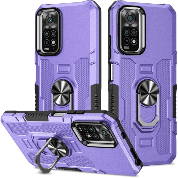 HCTian for Xiaomi Redmi Note 11 Note 11s Note 12s Case,Magnetic Phone Case with 360° Rotating Kickstand,Shockproof, Anti-Fingerprint,Protective Phone Cover for Xiaomi Redmi Note 11