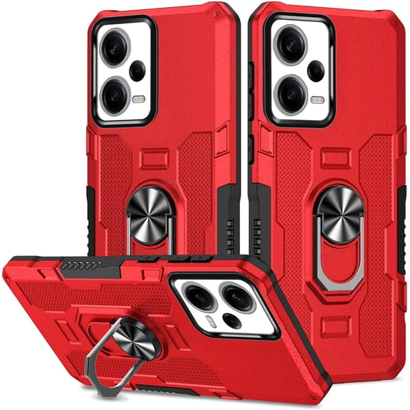 HCTian for Xiaomi Redmi Note 12 Pro 5G Poco X5 Pro Case,Magnetic Phone Case with 360° Rotating Kickstand,Shockproof, Anti-Fingerprint,Protective Phone Cover for Xiaomi Redmi Note 12 Pro 5G