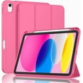 thumbnail image 1 of HCTian iPad (A16) Case/iPad 10th Generation Case [11-Inch 2025/10.9 Inch 2022] with Pencil Holder, Smart Cover with Soft TPU Back [Support Auto Wake/Sleep], 1 of 8