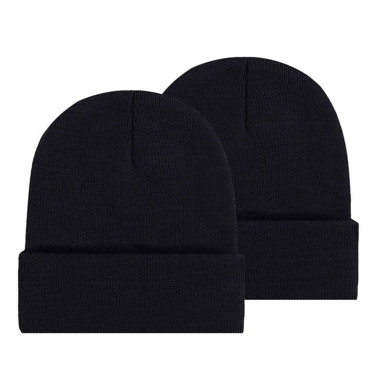 HCURIBAD Pack Winter Beanie Hats for Men Women, Warm Cozy