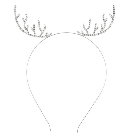 HCURIBAD Christmas Headbands for Women, Sparkling Christmas Headband Exclusive Festive Hair Accessory, Christmas Hair Accessories, Headbands for Girls, Funny Hats Pink One Size