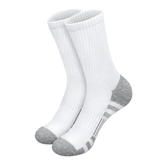 HCURIBAD Mens Clothing, Tube Socks for Men Comfortable Breathable Well Wrapped Basketball Sports Medium Tube Socks,Mens Socks,Crew Socks,Running Socks Beige One Size