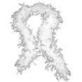 thumbnail image 1 of HCURIBAD Scarf for Women, Dance Performance Wedding Velvet Strip Decoration Feather Scarf, Satin Scarf, Shawl Wraps for Women, 1 of 2