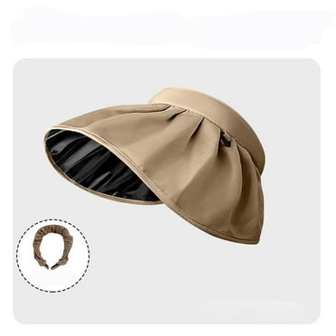 HCURIBAD Clearance! Sun Hats for Women, Summer Women's Hat UPF50+ Sun Shade Hat Large Brim Sun Protection Hat, Ponytail Hats, Hats for Women, Beach Hats B One Size