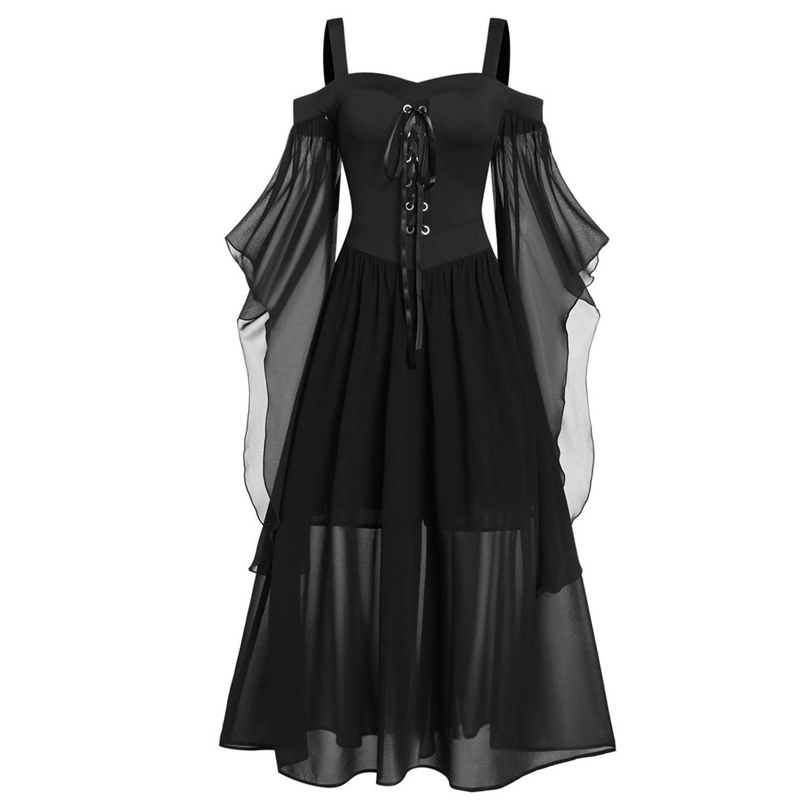 HCURIBAD Halloween Dresses for Women, Halloween Costumes Women's Flared