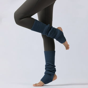 HCURIBAD Leg Warmers Ballet, Ballet Dance Socks Wool Yoga Warm Latin Leg Over The Knee Sports Socks (Available in Multiple Colors), Leg Warmers for Women Winter, Plus Size Leg Warmers F One Size
