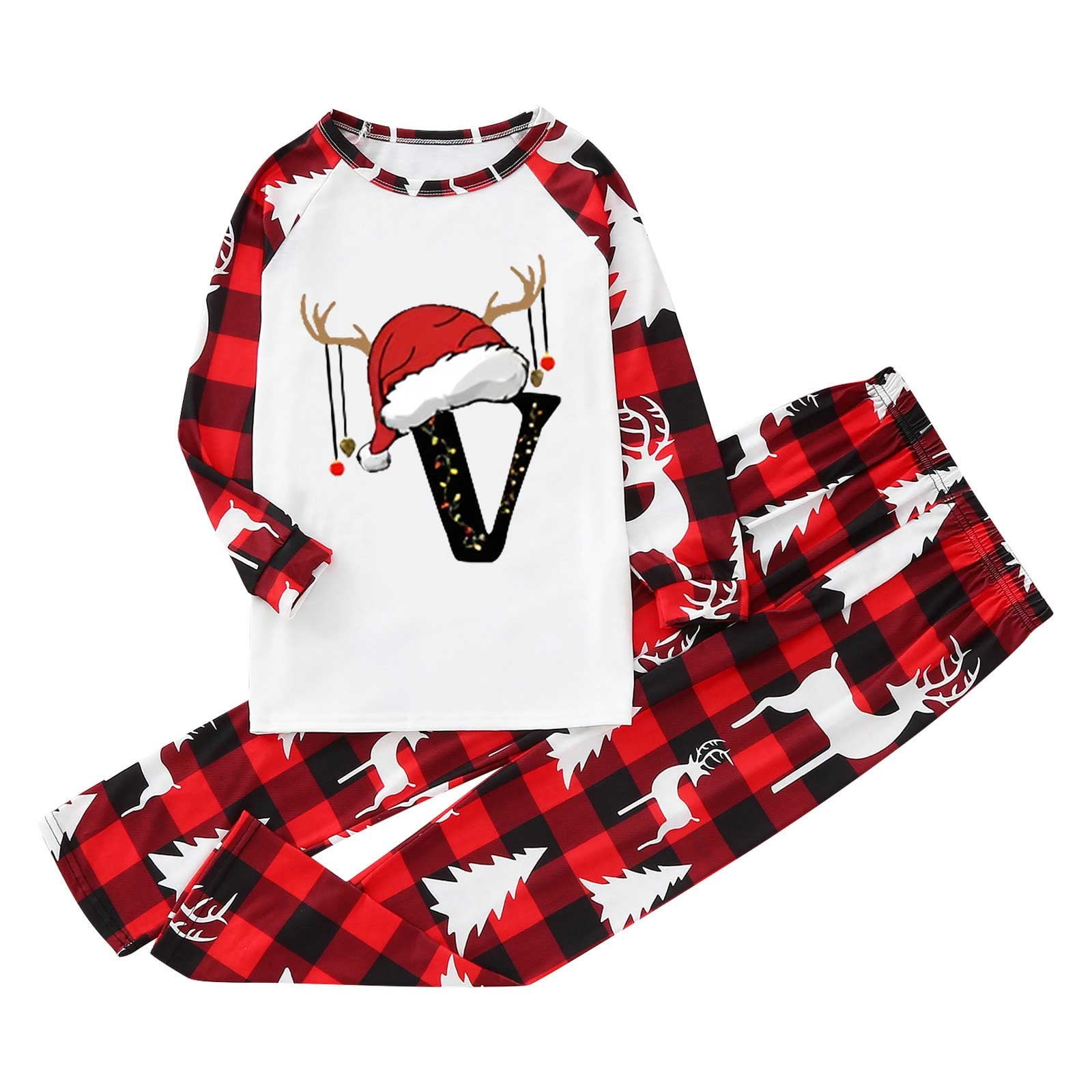 HCURIBAD Matching Christmas Pajamas for Family 2024 New Christmas