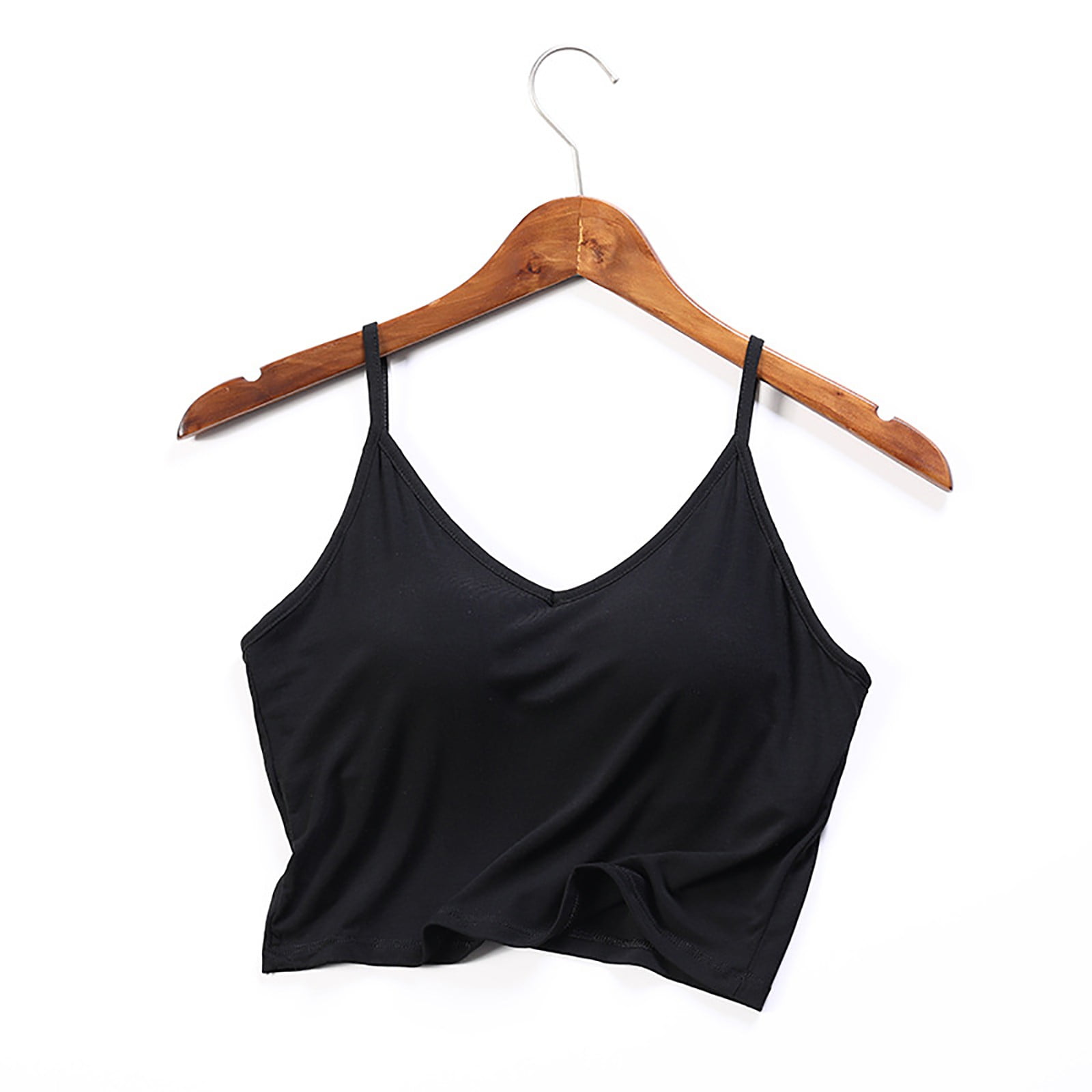 トップス Andmary Shirring ribbon camisole black F Black