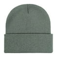 thumbnail image 1 of HCURIBAD Unisex Beanie Men Women - Unisex Cuffed Plain Skull Knit Hat Cap, Knitted Cuffed Soft Warm Hat for Men / Women Ski Watch Cap, 1PC Knitted Hat One Size, 1 of 6
