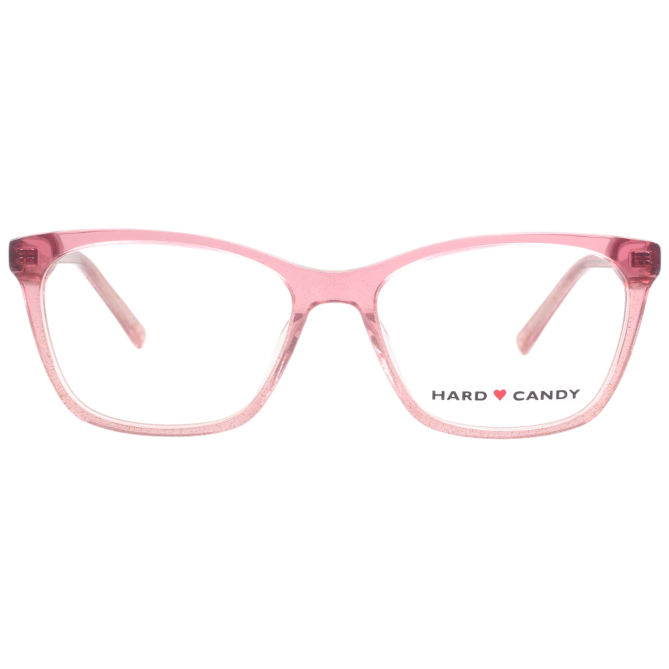 Hard Candy Bed of Roses Rx'ble Eyeglasses with Case, Glitter Pink