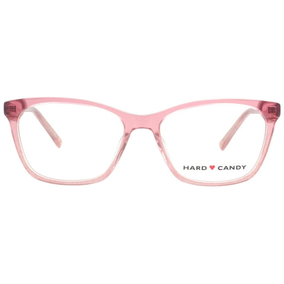Hard Candy Bed of Roses Rx'ble Eyeglasses with Case, Glitter Pink