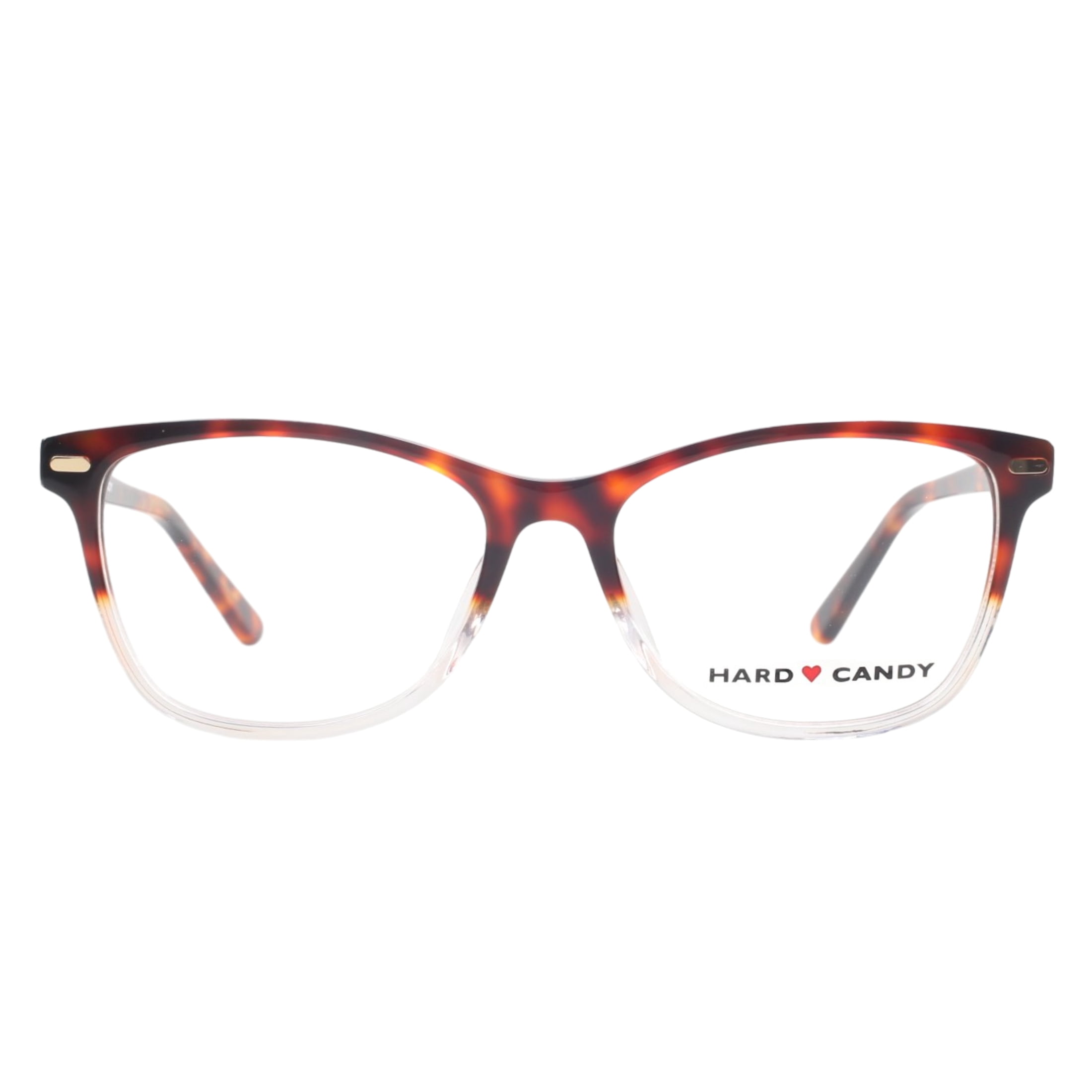 Hard Candy Tough Cookie Rx'ble Eyeglasses with Case, Tortoise Crystal