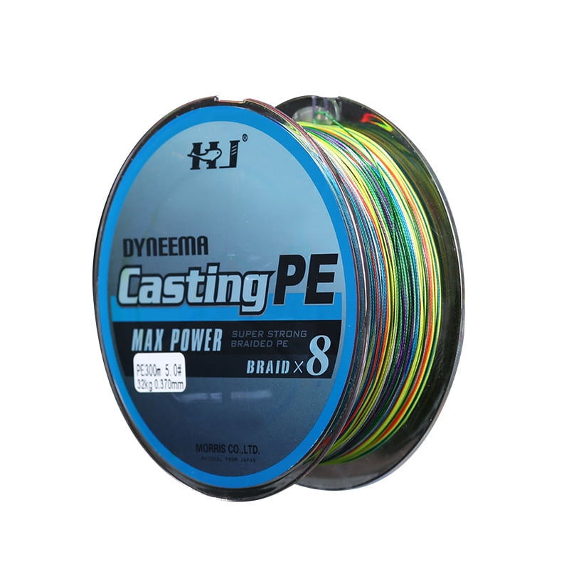 HCXIN Fishing line colorful 8 braided 300 meters power horse PE line 