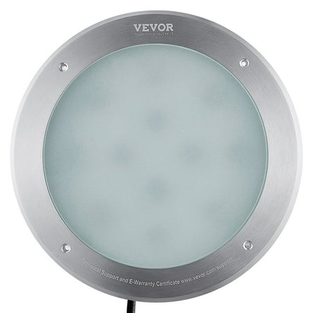 HCY 120V AC LED Pool Light, 10 Inch 40W, RGBW Color Changing Inground Swimming Pool Spa Light Underwater, with 50 FT Cord Remote Control, Fit for 10in Large Wet Niches, IP68 & Tested to UL Standards