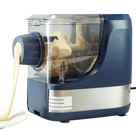 HCY Electric Pasta Maker, 150W Automatic Noodle Maker Machine with 8 Pasta Shapes, 4 Intelligent Modes, 500g Flour Capacity Pasta Maker Machine with Measuring Cups, Cleaning Brush for Home Kitchen