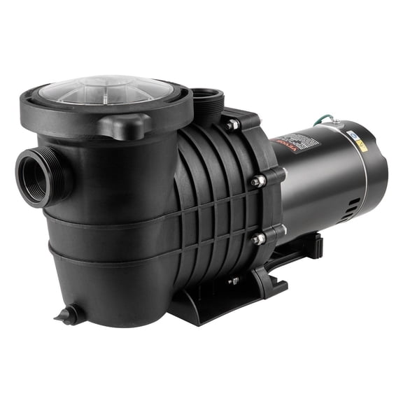 HCY Above Ground Pool Pump, 1.5 HP, 100 GPM Single Speed Swimming Pool Pump, 110V/240V 3450 RPM 50.9 ft Max Head Pool Pump, for Above Ground Pools Hot Tubs Spas,Tested to UL Standards