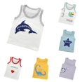 thumbnail image 1 of HCYSFG Boys Assorted Graphic Tank Tops Scoop Neck Sleeveless Animal Letter Print Casual Summer UnderTees Everyday Tops, 1 of 4