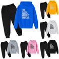 thumbnail image 1 of HCYSFG Boys Graphic Print Tracksuit Sets 2 Piece Long Sleeve Hooded Sweatsuit Sets Hoodie And Jogger Pants Elastic Waist Matching Sets, 1 of 3