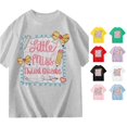 thumbnail image 1 of HCYSFG Girls Back To School Top Short Sleeve Third Grade Graphic Print Crew Neck T Shirt Classroom Wear Student Tee, 1 of 7