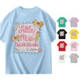 thumbnail image 1 of HCYSFG Girls Back To School Top Short Sleeve Third Grade Graphic Print Crew Neck T Shirt Classroom Wear Student Tee, 1 of 7