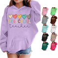 thumbnail image 1 of HCYSFG Girls Boys Back To School Sweatshirt Solid Color Long Sleeve Crewneck Pullover Casual Loose Fit Fall Winter Daily Basic Top, 1 of 5