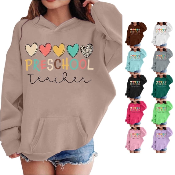 HCYSFG Girls Boys Back To School Sweatshirt Solid Color Long Sleeve Crewneck Pullover Casual Loose Fit Fall Winter Daily Basic Top