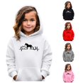 thumbnail image 1 of HCYSFG Girls Cartoon Printed Hoodies Long Sleeve Sweatshirt Trendy Casual Sporty Active Wear Comfy Everyday Fall Pullover Top, 1 of 4
