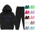 thumbnail image 1 of HCYSFG Girls Graphic Print Tracksuit Sets 2 Piece Fleece Hooded Long Sleeve Sweatsuit Sets Hoodie And Jogger Pants Matching Sets, 1 of 4