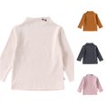 thumbnail image 1 of HCYSFG Girls Solid Color Cartoon Embroidered Sweatshirt Neck Long Sleeve Crewneck Pullover Fall Winter Daily School Loose Top, 1 of 5