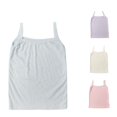 thumbnail image 1 of HCYSFG Toddler Girls Solid Color Camisole Top Square Neck Sleeveless Ribbed Slim Fit Lightweight Base Layer Tank Tops Summer UnderTees, 1 of 3