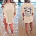 thumbnail image 1 of HCYSFG Women's Oversized Beach Graphic Tee Retro Loose T Shirt Summer Cotton Casual Vacation Blouse Tops for Women, 1 of 5