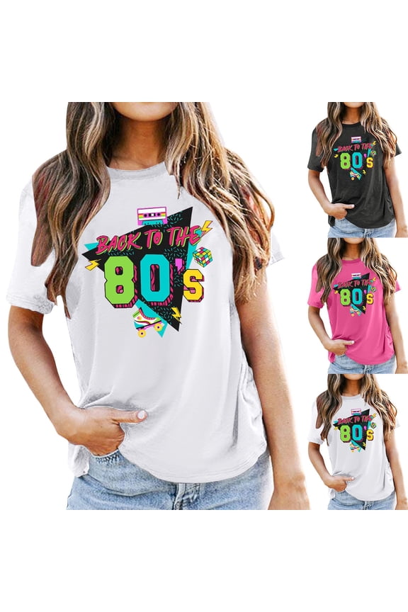 Womens 3D Digital Print T-Shirt Short Sleeve Colorful Graphic Top Crewneck Abstract Patterned Tee Casual Summer Vibrant Apparel