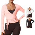 thumbnail image 1 of HCYSFG Womens Athletic T Shirts Crewneck Long Sleeve Streamlined Design Casual Tees Fitted Classic Everyday Fall Tops, 1 of 8